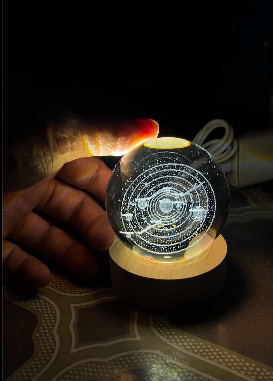 Imported 3D Crystal Ball Lamps