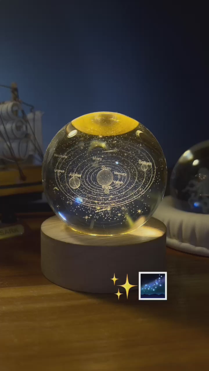 Imported 3D Crystal Ball Lamps