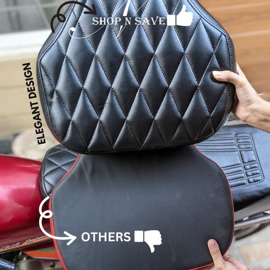 Motorcycle Seat Cushion – Universal Fit (Compatible with Honda CD 70, CG 125/150, China 70, Suzuki, Yamaha, EVEs & More)