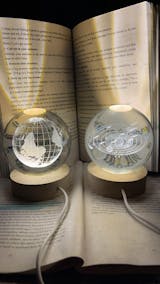 Imported 3D Crystal Ball Lamps